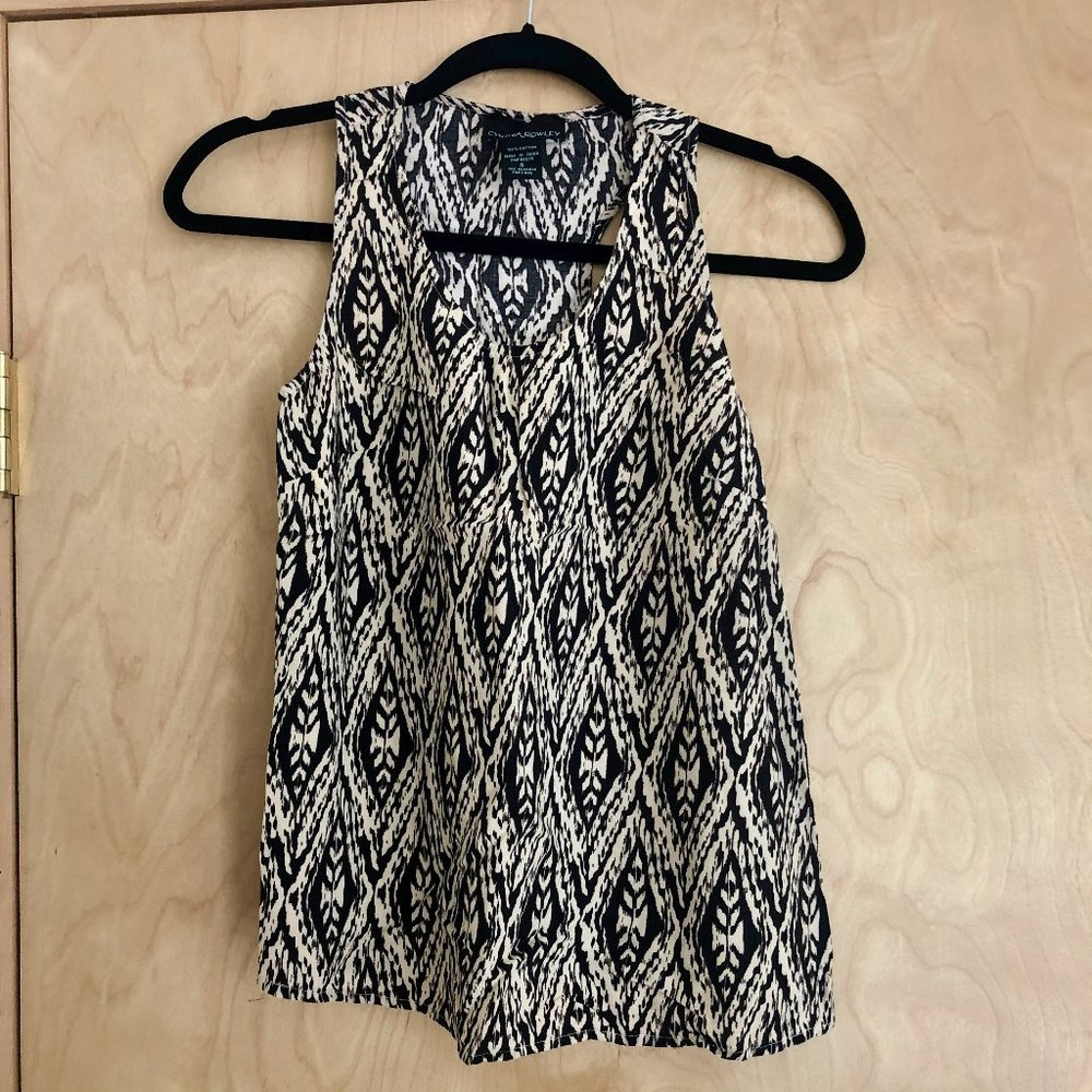 Cynthia Rowley Women's print tank top XS